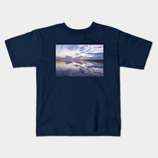 Reflective Purple Sunset Kids T-Shirt